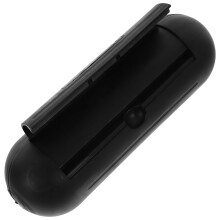 Electrical Outlet Safety Cover Black ABS 1 Set