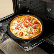 2Pcs Bakery Pizza Plate Non-Stick for Home and Commercial Use