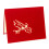 3D Airplane Greeting Card Red Paper Creative Design 1pc 4