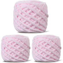 Plush Chenille Chunky Yarn 100g (54.6yd) – Bulky, Soft Velvet Yarn for Crochet, Knitting, Blankets, Amigurumi & Baby Projects