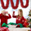 Red Tinsel Garland Set – 6 Pieces, 1.8m x 7cm 5