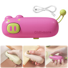 Mini Rechargeable Bag Sealer – Portable Heat Seal Tool, Magnetic, Cute Kitchen Gadget, Compatible with Snack Bags