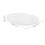 Forma de silicone para mesa, ideal para assar, branca, durável e flexível. 2