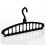 5PCS Versatile Black 11-Hole Drying Rack Bundle for Ultimate Clothing Care 3