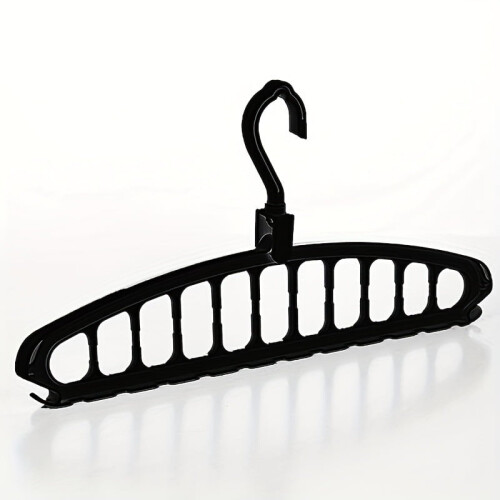 5PCS Versatile Black 11-Hole Drying Rack Bundle for Ultimate Clothing Care 2