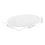 Forma de silicone para mesa, ideal para assar, branca, durável e flexível. 6