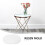 Forma de silicone para mesa, ideal para assar, branca, durável e flexível. 7