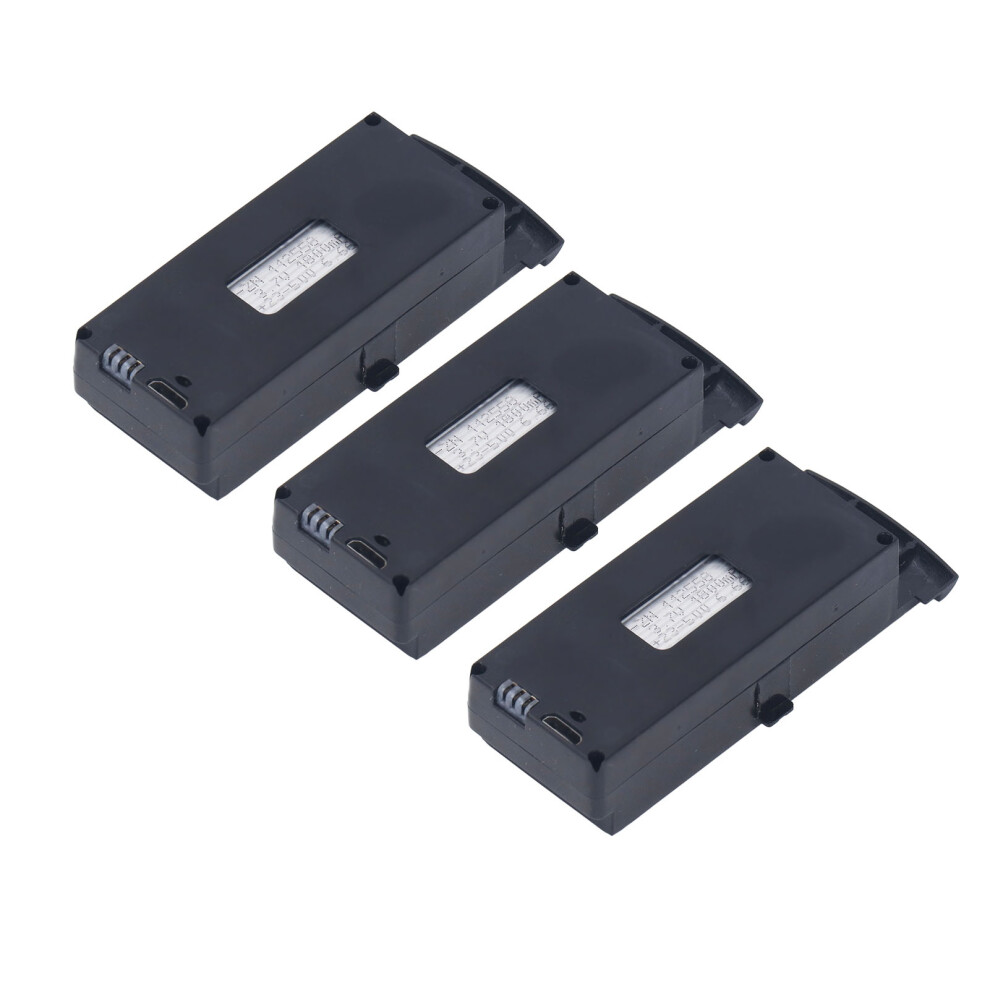 3Pcs 3.7V 1800Mah Lithium Batteries For S6 G6 Folding Rc Aircraft 9331387639950