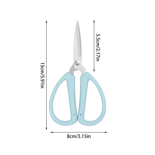Stainless Steel Scissors 6 Inch Ergonomic Grip