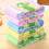 Μωβ σακούλες απορριμμάτων κουζίνας, 5 ρολά (100 τεμάχια), 4 γαλόνια / 45x60 εκ., με λαβές 3