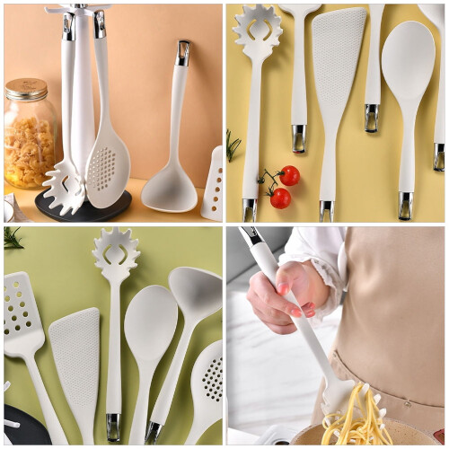 Silicone Spaghetti Server Heat-Resistant Spaghetti Spoon Spaghetti Strainer 2
