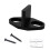 Black Adjustable Floor Guide for Sliding Barn Door Carbon 3