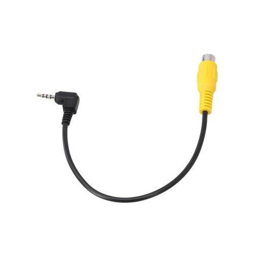 Cabo conversor RCA para AV de 2,5 mm para câmera de ré de carro e DVR veicular 1