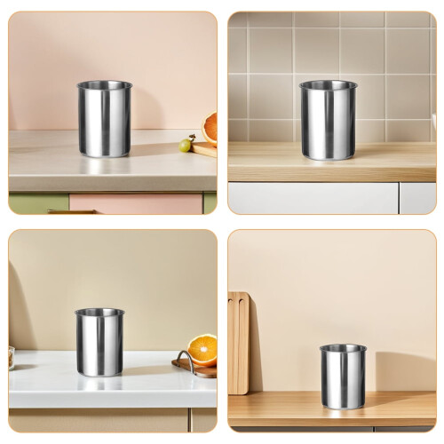 Beverage Tub Without Handle Stainless Steel Ice Bucket 2