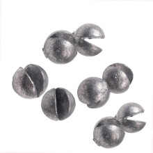 Split Shot Fishing Weights Kit – 5 Sizes, Removable Round Sinkers, Compatible with Freshwater & Saltwater