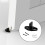 Black Adjustable Floor Guide for Sliding Barn Door Carbon 6
