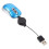 Cablu retractabil pentru mouse optic USB, compatibil cu Mac și notebook-uri 4