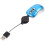 Cablu retractabil pentru mouse optic USB, compatibil cu Mac și notebook-uri 6
