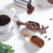 Wooden Coffee Scoop – Single Coffee Spoon for Ground Coffee, Jar Access, and Coffee Station Decor