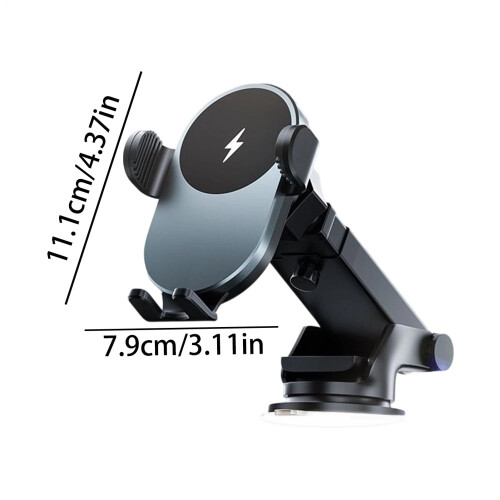 Wireless Car Phone Charger 15W Adjustable Air Vent Mount 1
