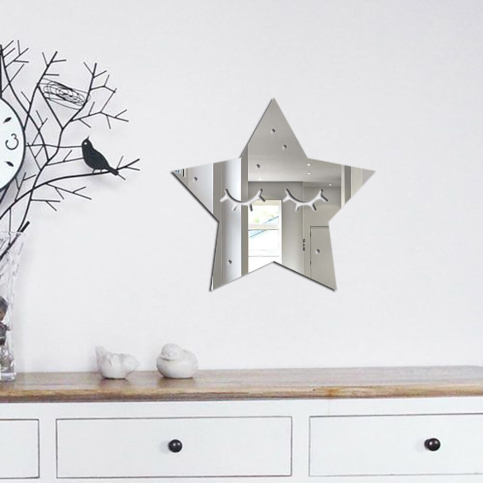 Wall Stickers Nordic Acrylic Mirror Cartoon Wall Camera Props Kids Room Wall Decoration M, Home Wall Stickers