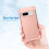 Case for Google Pixel 7,Shockproof Rubber Armor Silicone Rugged Case Hybrid Hard Back Phone Cover,Rosegold 6