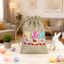 AuroraX Cute Candy Bags,Reusable Storage Bag Easter Carrot Drawstring Bags Gift Bags,Party Favors Easter Party Supplies