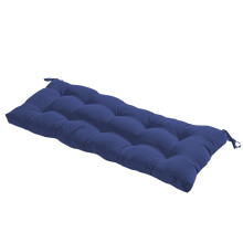Outdoor Patio Chair Cushions 40"x20", Blue, Tufted, Thick Fill, Compatible with Loveseat, Bench, Sofa, Swing