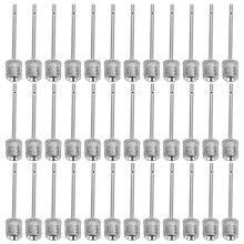 40 Pieces Stainless Steel Inflatable Needles Compatible with Air Pumps for Sports and Fan Gear Use