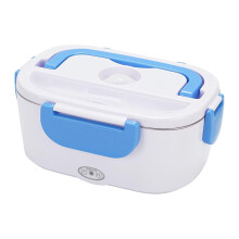 40W Electric Lunch Box Food Warmer, 1.8L Portable Heated Lunchbox for Car/Work/Travel – Compatible with Plastic Liner (Blue)