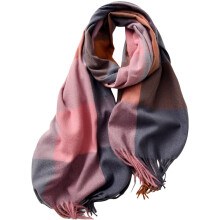 Cachecol feminino de inverno, cachecol longo xadrez, manta quente para inverno e outono, cachecol grande xadrez, xale.