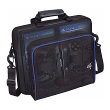 Console Carrying Case,Padded Travel Bag with Shoulder Strap,Protective Storage for PS3 and Similar Sized Consoles