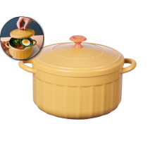 Insulated Plastic Rice Bowl with Lid - Heat-Resistant Soup Bowl for Instant Noodles, Home, Office & Outdoor Use, Non-Scalding Food Container