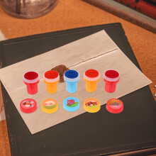 Pretyzoom 10Pcs Mini Stamps For Kids Assorted Color PVC Self Inking Party Favors For Classroom Rewards