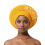 Αυτόματη αφρικανική κεφαλή γραβάτας Aso Oke Headwraps καπέλο τουρμπάνι γάμου πάρτι 1