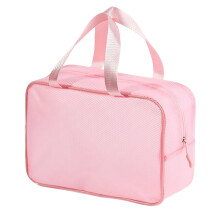 Water-Resistant Mesh Storage Bag with Handle, Multipurpose Toiletry Case for Travel & Home Use