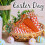 Easter carrot hanging ornaments set orange fabric 4-piece 2
