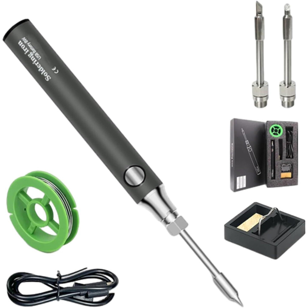 Havegather Cordless Soldering Iron, Usb Rechargeable, Wireless Portable Soldering Pen With Iron Tip Â Grey 9401284811053