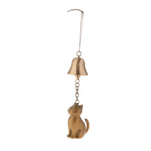 Cat Memorial Wind Chime Copper Balcony Porch Decoration for Window Room Home Style A