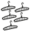 5PCS Versatile Black 11-Hole Drying Rack Bundle for Ultimate Clothing Care 1