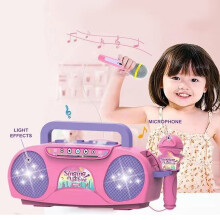 Kids Karaoke Machine with Microphones and Lights, Ages 3+
