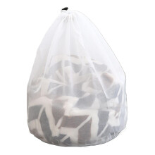 Heavy Duty Mesh Laundry Bag with Drawstring, ID Tag & Washable Liner – Compatible with Travel, Sports, Dorms