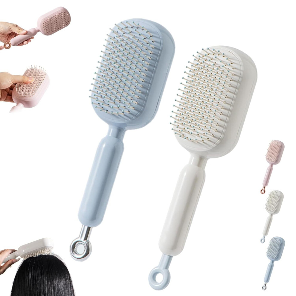 Retractable Cushion Massage Comb Anti-Static Detangling