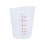 White Silicone Measuring Cup With 125Ml Size For High Heat Baking Includes One Cup 1