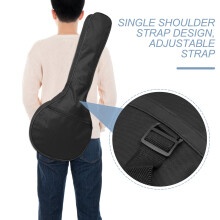 BESTONZON 1Pc Black Mandolin Backpack Breathable Water Resistant Instrument Case