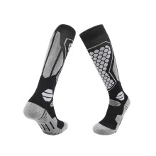 Grey Thickened Wool Ski Socks For Men And Women Long Warm Socks Towel Bottom Sports Snow Socks One Pair Weight 0.28 Lb
