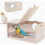 Parakeet nesting box transparent with perch for cockatiel 1