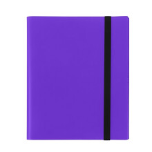 9-Pocket Trading Card Binder, 360 Side-Loading, Waterproof, Sturdy Album with Elastic Strap – Compatible with Sports, MTG, Basketball, Football
