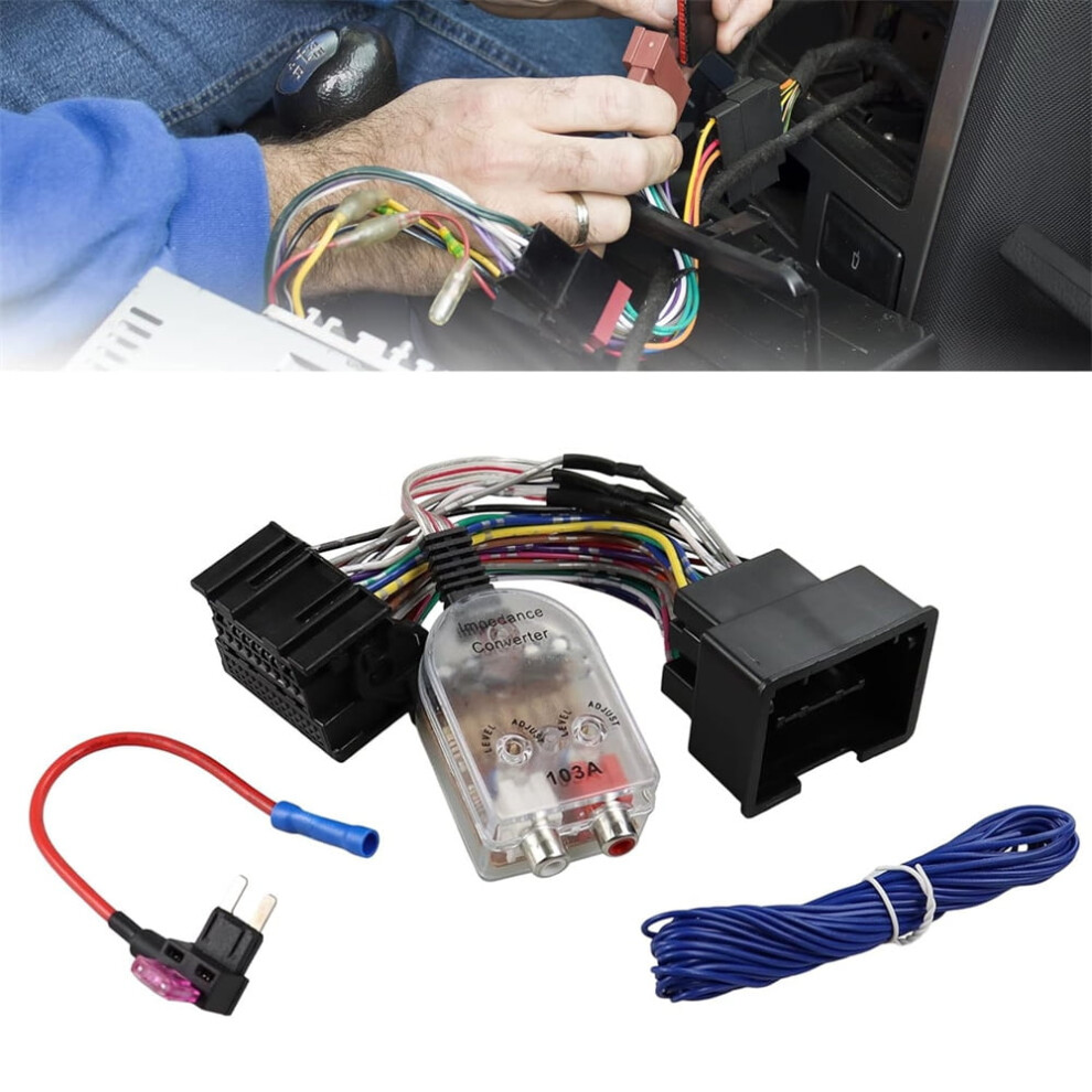 Radio Add Amp Subwoofer Amplifier Wire Harness For Chevy 2010-2017 9132278093772