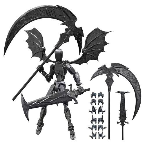 T13Φιγούρα Δράσης: Grim Reaper με Δρεπάνι - Τρισδιάστατα Εκτυπωμένο Συλλεκτικό